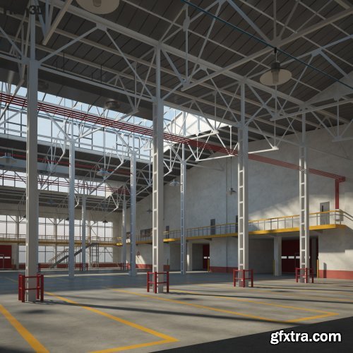 Warehouse 01 3D model