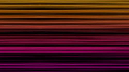 Videohive - Abstract background with colorful horizontal lines on black background - 32941581 - 32941581