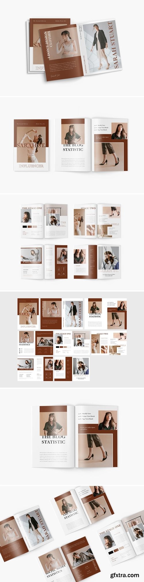 Media Kit Template for Blogger & Influencer