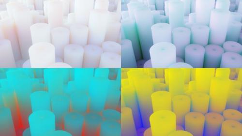 Videohive - Colorful Waxiness Tubes - 32960564 - 32960564