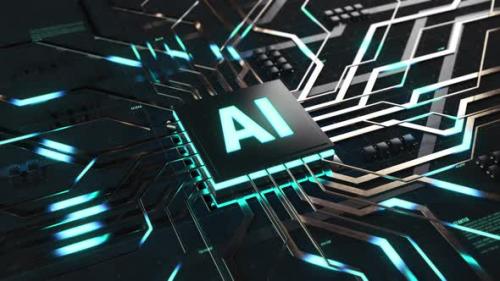 Videohive - Artificial Intelligence Visualization Animation Concept - 32964332 - 32964332