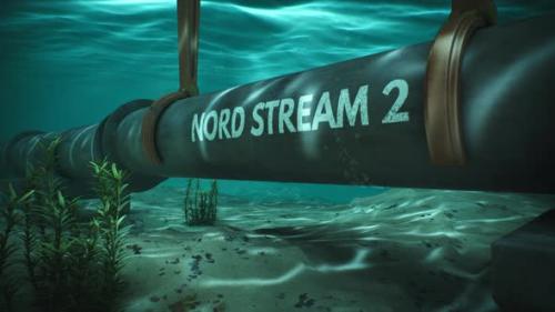 Videohive - Building of Gas Pipe Under Water - 32964355 - 32964355