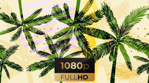 Videohive - Fresh Summer Palm Tree 1 - 32964396 - 32964396