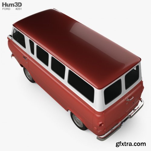 Ford E-Series Falcon Club Wagon 1963 3D model