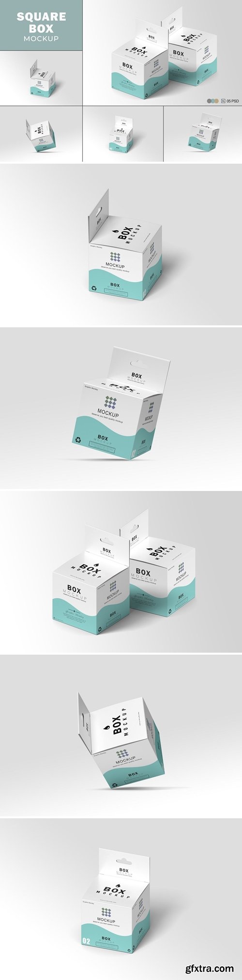 Square Box Mockup V.2