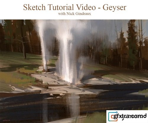 Gumroad – Nick Gindraux – Geysers sketch tutorial