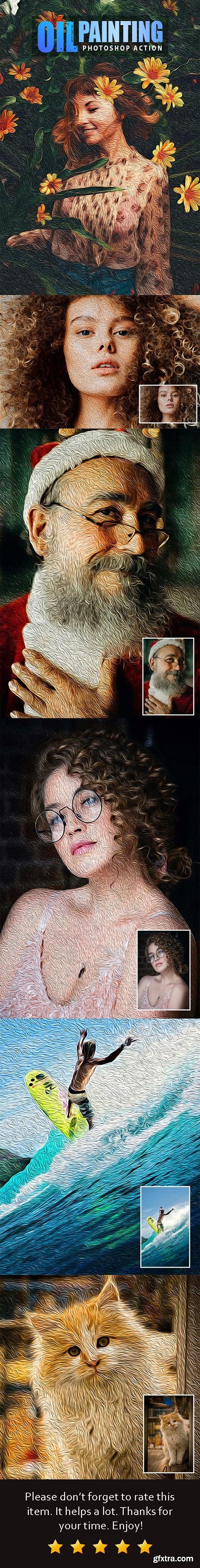 GraphicRiver - Oil Painting Photoshop Action 32309443