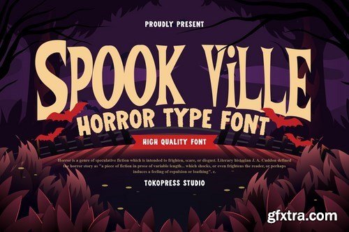 Spook Ville - Scary Font