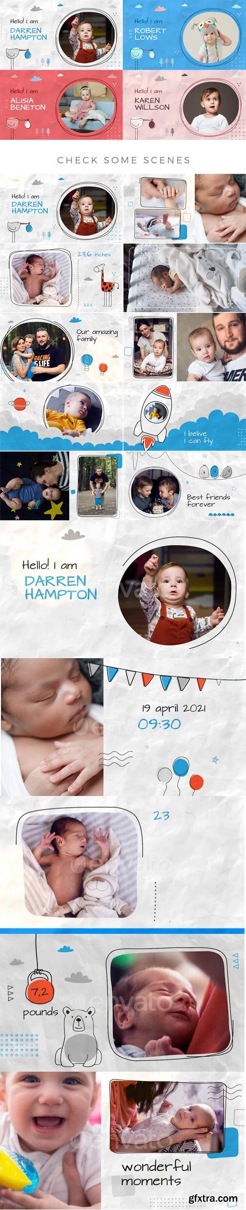 Videohive - Baby Album Slideshow - 32377511