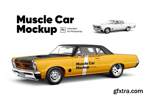 Muscle Car Mockup