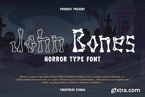 John Bones - Scary Font