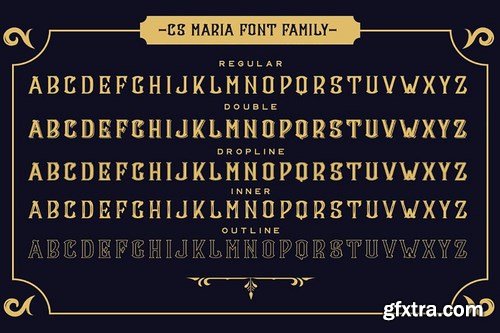 CS Maria Style Fonts