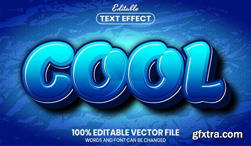 Cool text, font style editable text effect