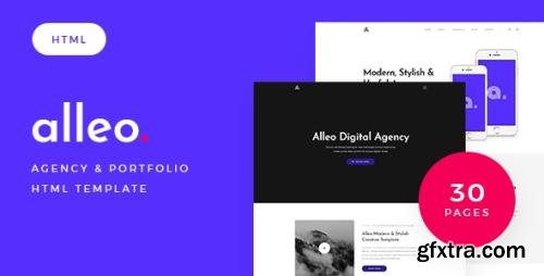 ThemeForest - Alleo v1.0 - Agency & Portfolio HTML Template (Update: 19 September 19) - 23243607