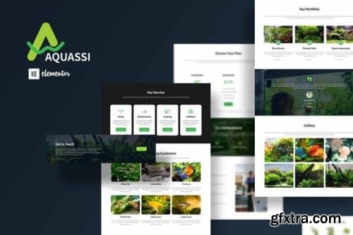 ThemeForest - Aquassi v1.0.0 - Aquascape Shop Elementor Template Kit - 33018653