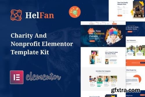 ThemeForest - HelFan v1.0.1 - Charity and Nonprofit Elementor Template Kit - 32974884