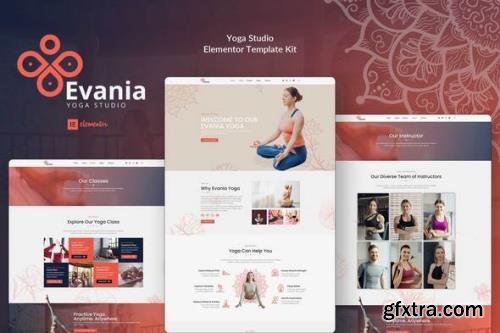 ThemeForest - Evania v1.0.1 - Yoga Studio Elementor Template Kit - 33015539