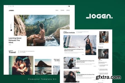 ThemeForest - Logen v1.0.0 - Lifestyle Blog Elementor Template Kit - 33012646