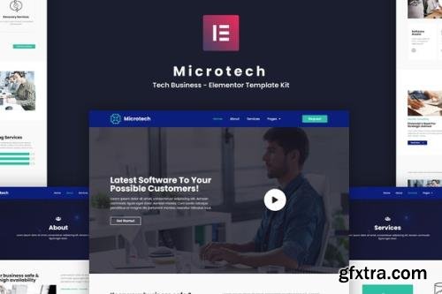 ThemeForest - Microtech v3.2.4 - Tech Business Elementor Template Kit - 32936813