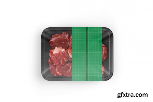 CreativeMarket - Diced Beef Tray Mockup 5242169