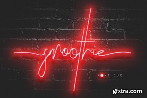 CreativeMarket - Smoothie Font Duo 2702411