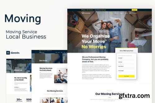 ThemeForest - Moving Service v1.0.0 - Local Business Elementor Template Kit - 33034798