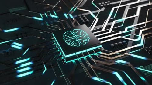 Videohive - Artificial Intelligence Visualization Animation Concept - 32986575 - 32986575