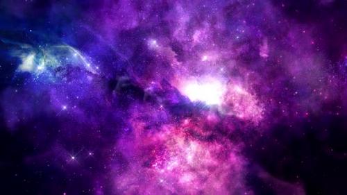 Videohive - Colorful Flight into the Space Nebula - 32986989 - 32986989