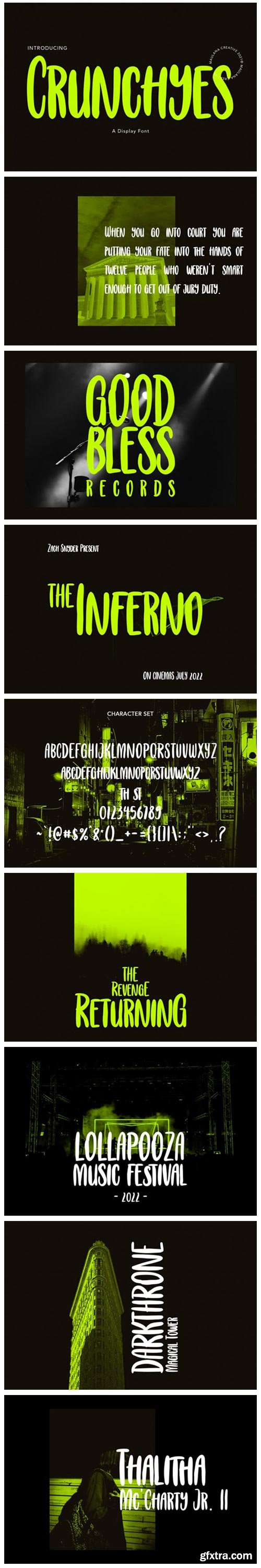 Crunchyes Font