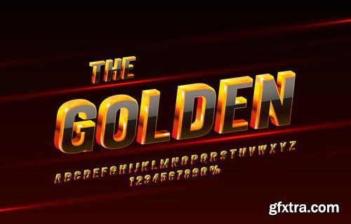 Golden font set vol 2