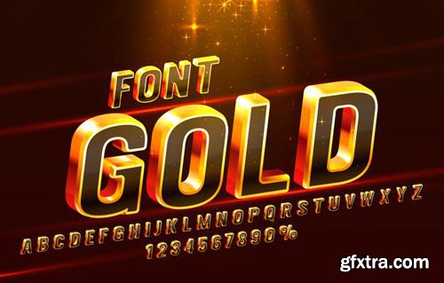 Golden font set vol 3