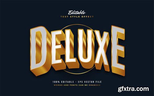 Deluxe editable text style effect