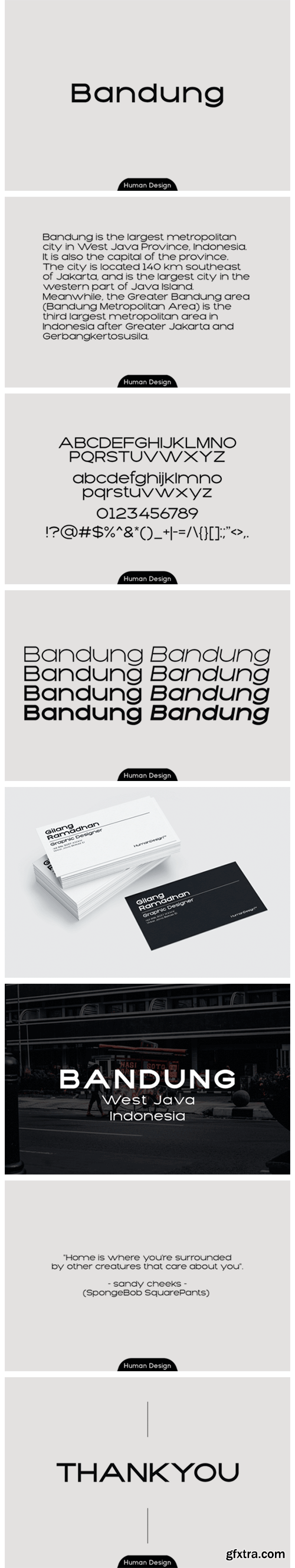 Bandung Font