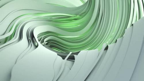 Videohive - Abstract Green Lines - 33021470 - 33021470