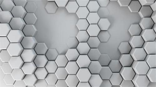 Videohive - Abstract Hexagons Background - 33022316 - 33022316