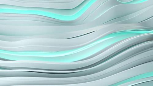 Videohive - White And Blue Wave Background - 33022454 - 33022454