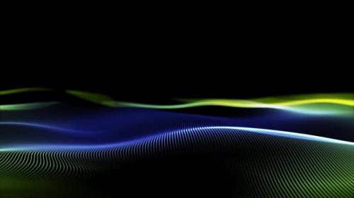 Videohive - Digital wave particles for fabric backgrounds - 33025229 - 33025229