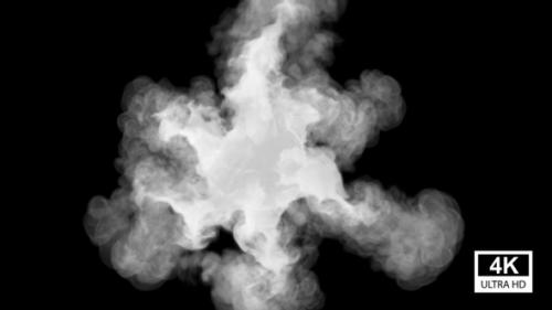 Videohive - Smoke Random Revealing 4K - 33025445 - 33025445