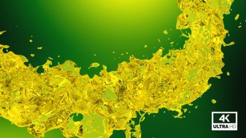 Videohive - Twisted Olive Oil Splash V4 - 33029241 - 33029241