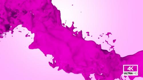 Videohive - Twisted Pink Paint Splash V5 - 33032779 - 33032779