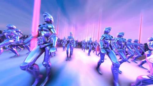 Videohive - Future army of robots - 33033647 - 33033647