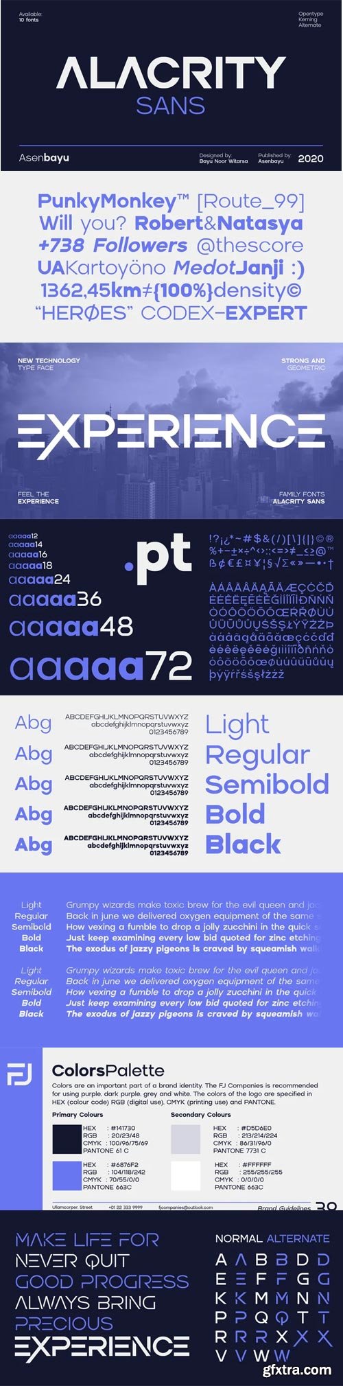 Alacrity Sans Font Family