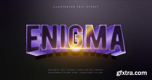 Esport cool 3d theme text font effect