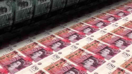 Videohive - Money Printing Process British Pounds - 33022787 - 33022787