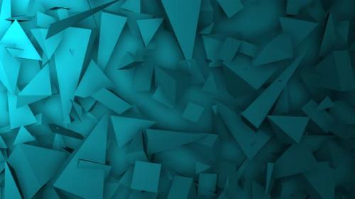 Videohive - Dark blue abstract geometric triangles - 33029580 - 33029580