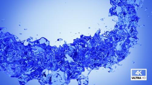 Videohive - Twisted Blue Water Splash V5 - 33039749 - 33039749