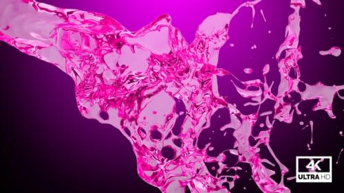 Videohive - Splash Of Pink Water V2 - 33040020 - 33040020