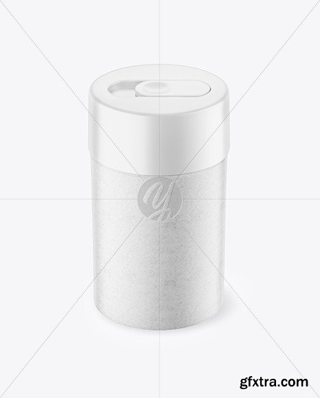 Kraft Paper Tooth Picks Tube with Plastic Cap Mockup 86183