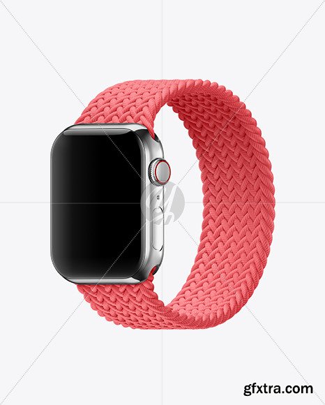 Apple Watch Series 6 with Stainless Steel Case Mockup 84668