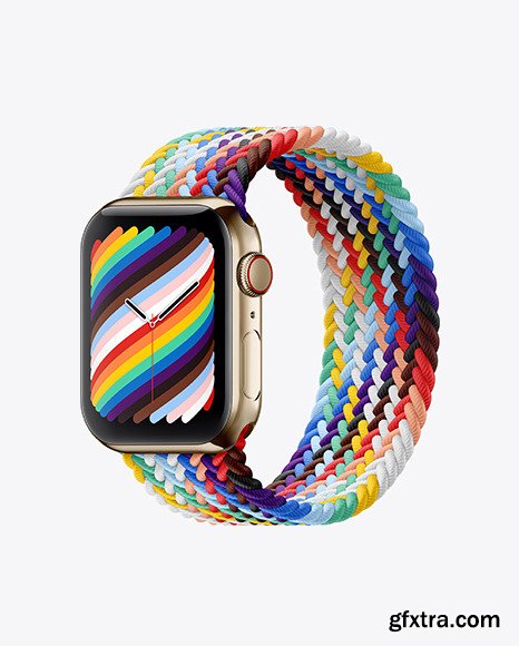 Apple Watch Series 6 with Stainless Steel Case Mockup 84668